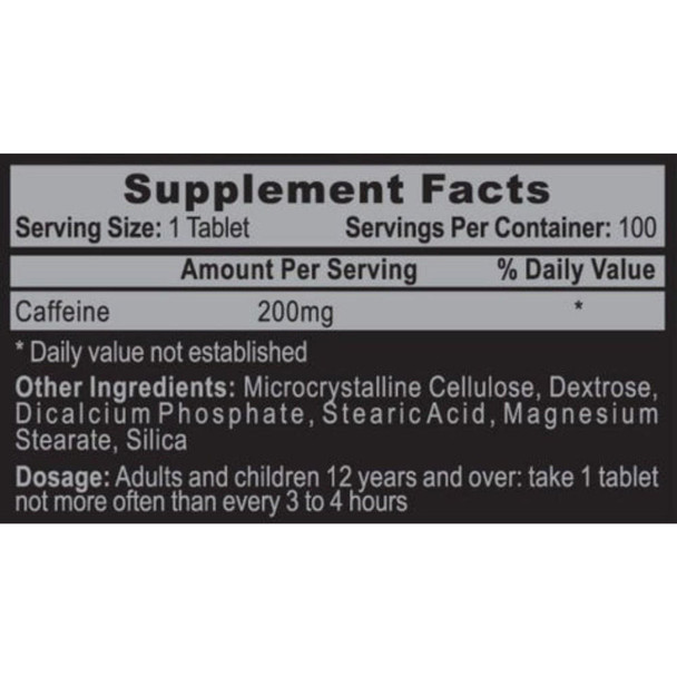  EAS Caffeine Power 100 Tablets 