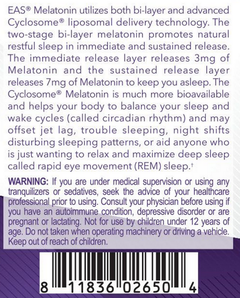  EAS Melatonin 10mg 60 Tablets 