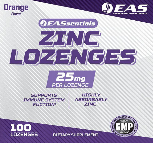  EAS Zinc Lozenges 25mg 100 Lozenges 