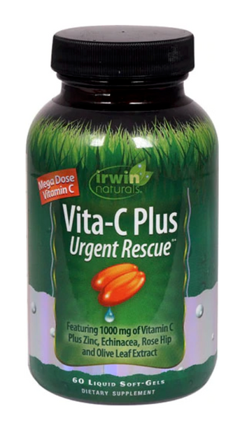  Irwin Naturals Mega Vita-C 60 Softgels 