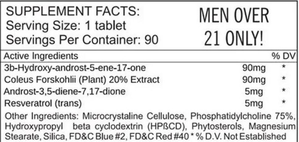  LG Sciences M1D Andro™ 90 tablets 