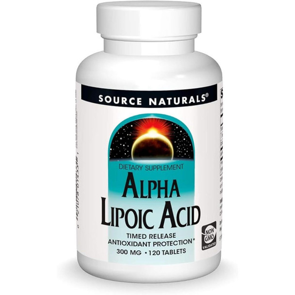  Source Naturals Alpha Lipoic Acid 100mg 60 Capsules 