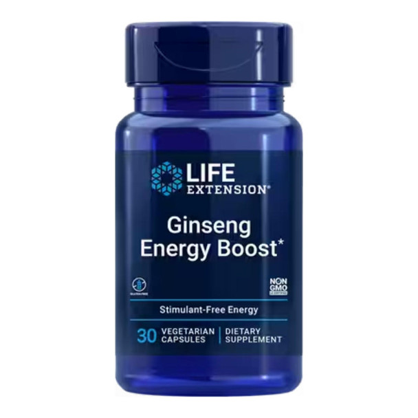  Life Extension Ginseng Energy Boost 30 Vege Caps 