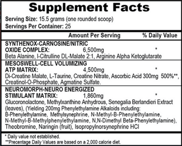 APS Nutrition Pre-Workout 