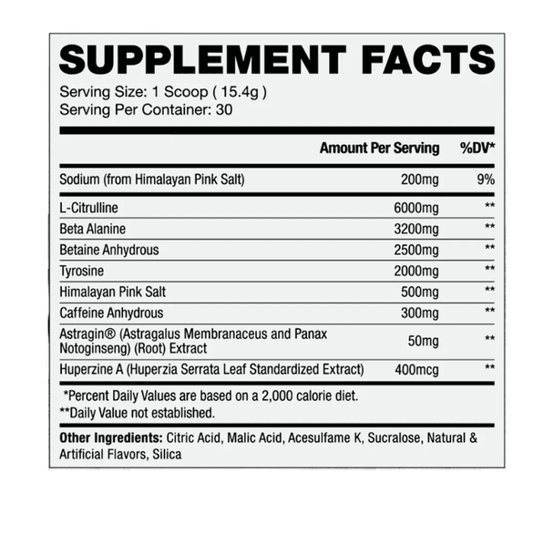 Apollon Nutrition Apollon Gym Classic Pre Workout 30 Servings 