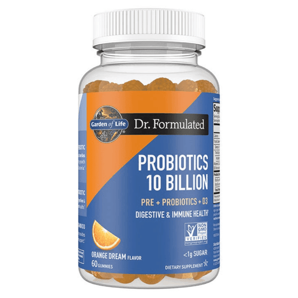  CLEARANCE: Garden of Life Probiotics 10 Billion Orange Gummies 60ct EXP02/2026 