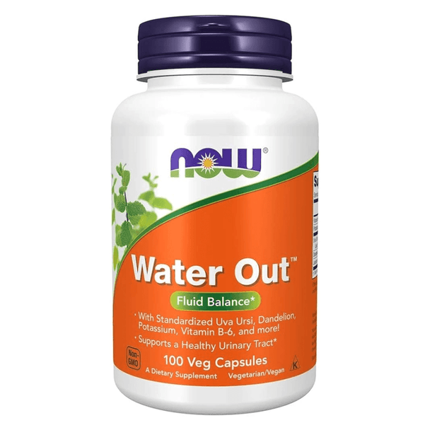  CLEARANCE: Now Foods Water Out 100 Capsules EXP 01/2026 