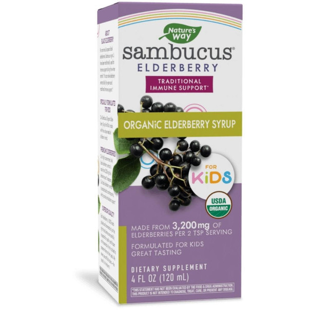  Nature's Way Sambucus For Kids Syrup Organic (Previously Enzymatic Therapy) 