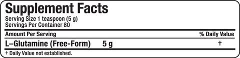 Allmax Nutrition Glutamine 1000 Grams Ingredients