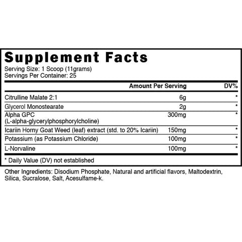 Blackstone Labs Hype Reloaded 25 Servings Ingredients