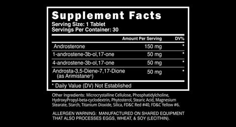 Blackstone Labs Metha-Quad Extreme 30 Tablets Ingredients