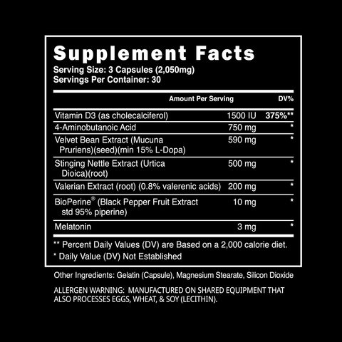 Blackstone Labs Growth 90 Caps Ingredients