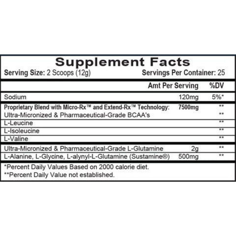 APS Nutrition Chain'd Reaction 25 Servings Ingredients