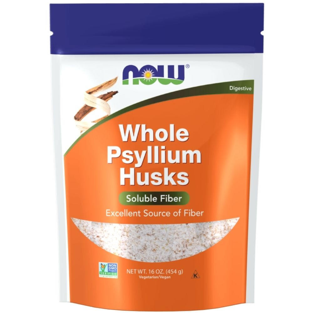 Image of Now Foods Psyllium Husk Whole 1 lb.