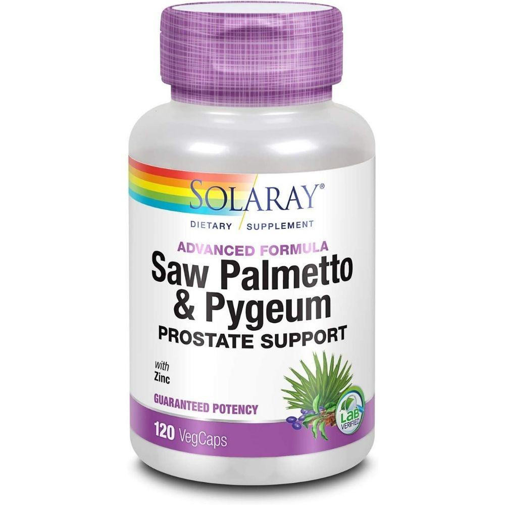 Image of Solaray Pygeum & Saw Palmetto 120 Caps