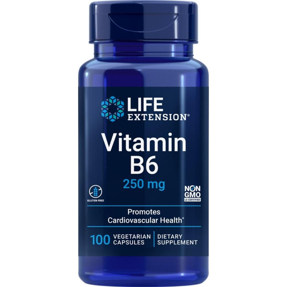 Image of Life Extension Vitamin B6 250mg 100 Capsules