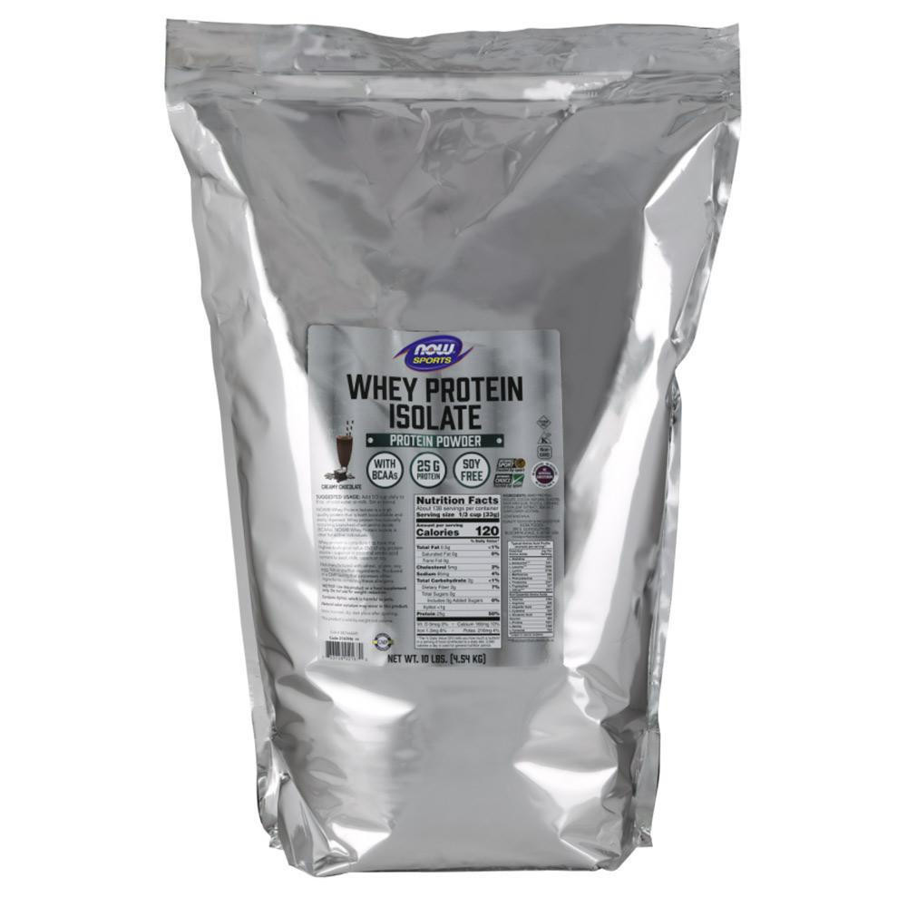 Image of Now Foods Whey Protein Isolate 10 Lbs