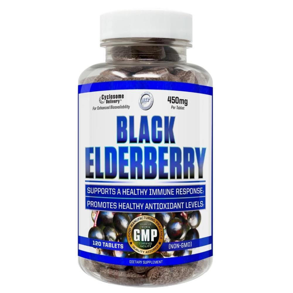Image of Hi-Tech Pharmaceuticals Black Elderberry 120 Tablets