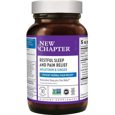 New Chapter Restful Sleep & Pain Relief 30 Capsules