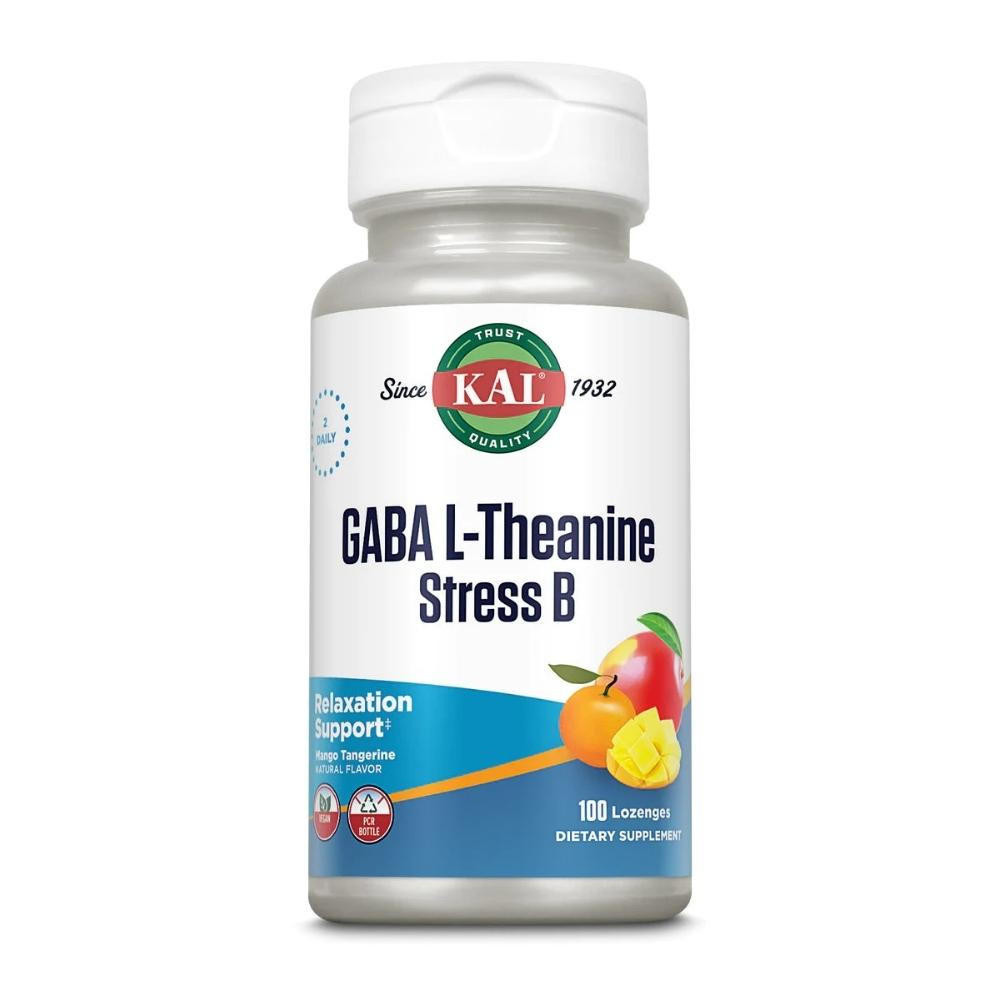 Image of KAL GABA L-Theanine Stress B 100 Lozenges