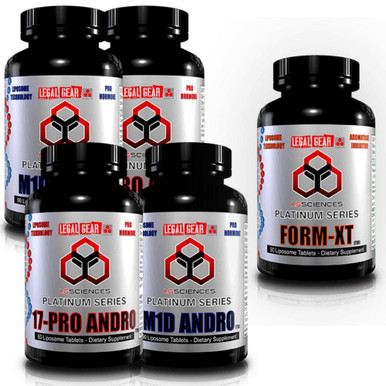 LG Sciences M1D Andro & 17-Pro Andro Prohormone Stack