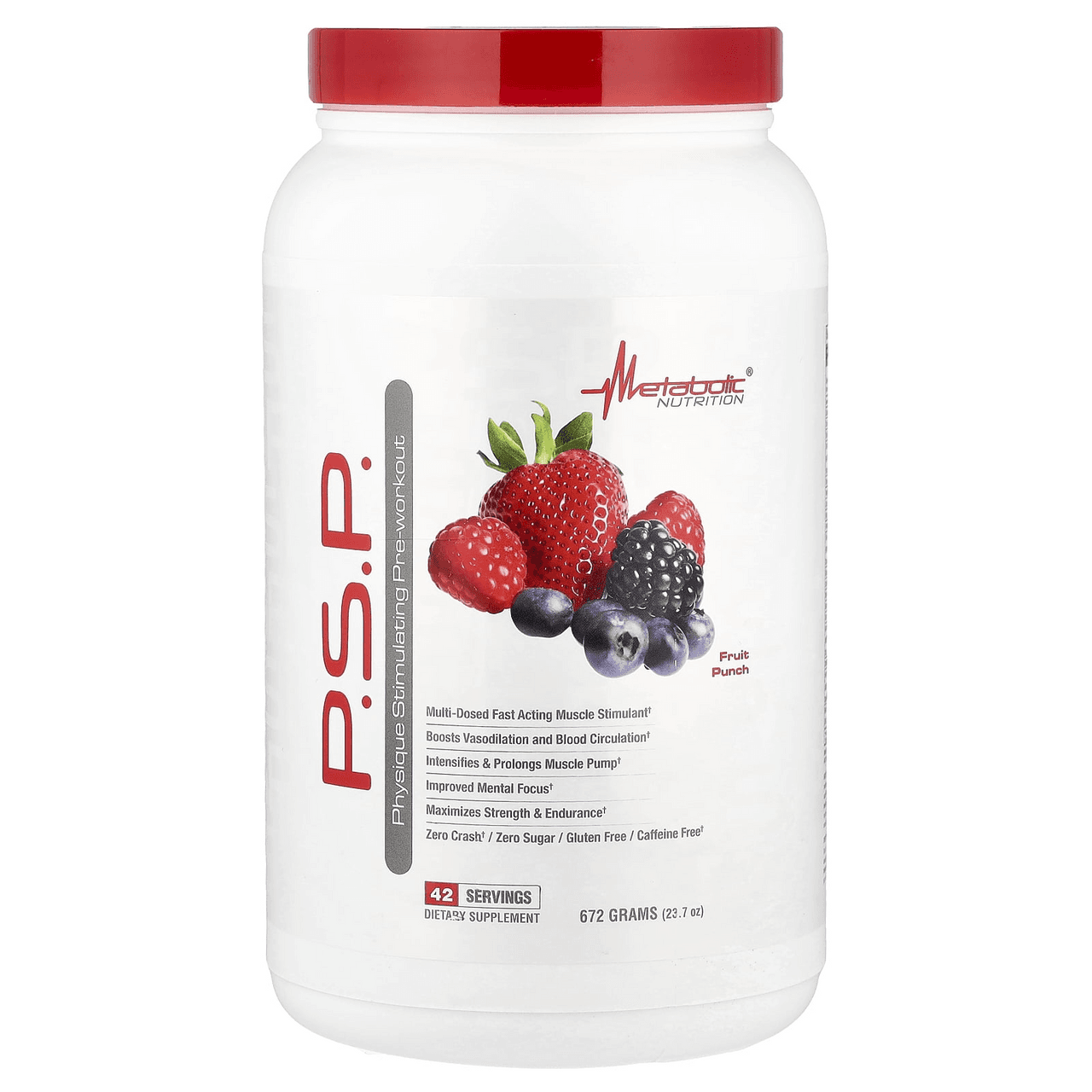Image of CLEARANCE: Metabolic PSP Pre Fruit Punch 42sv EXP 11/2025