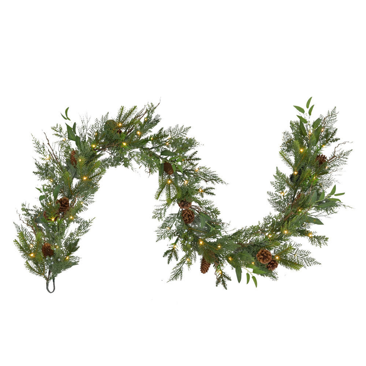 Cedar Pine Cone Twig Garland Garland All Seasons Artificial