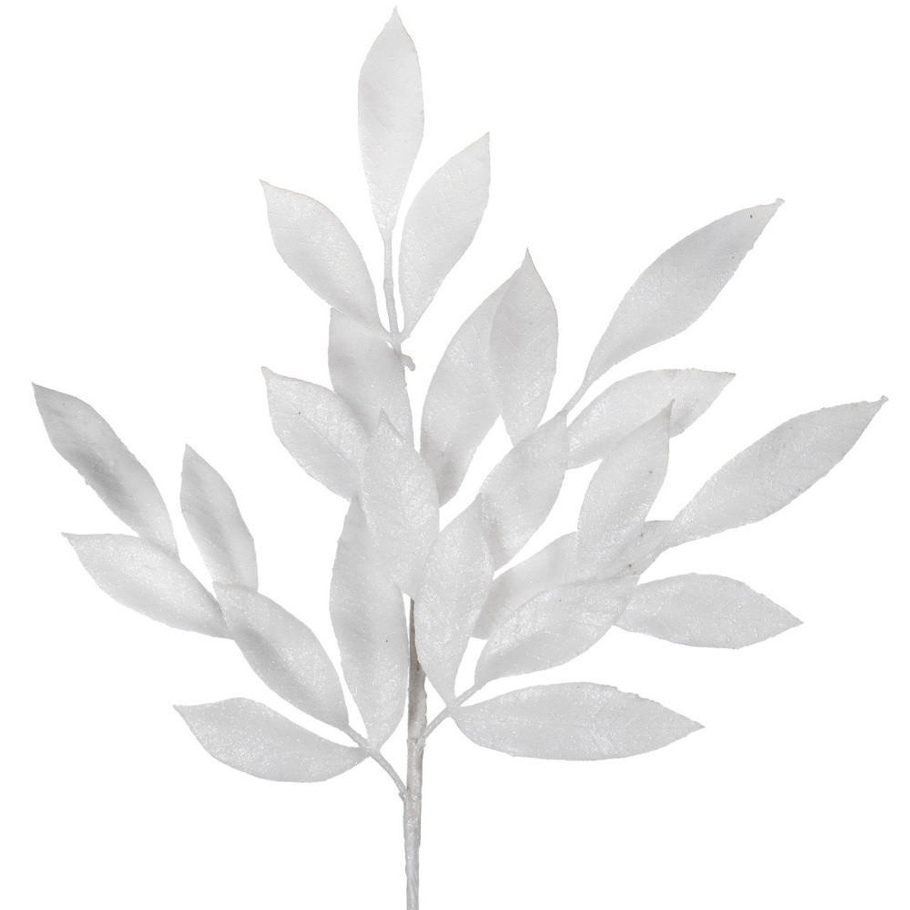 Vickerman 22 Silver Glitter Bayleaf Spray 12/bg