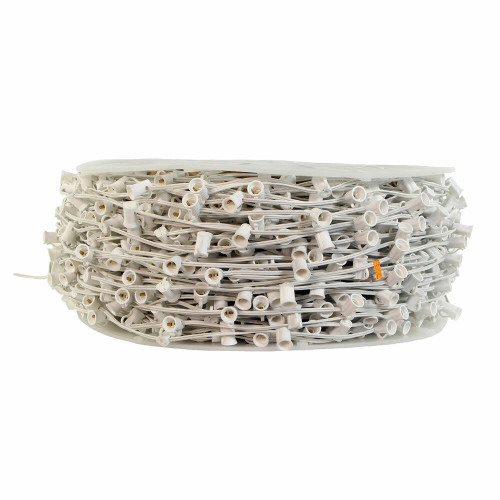 Vickerman Vickerman 1000 foot C7 Socket String with 2000 C7 Sockets on SPT2 18 Gauge White Wire