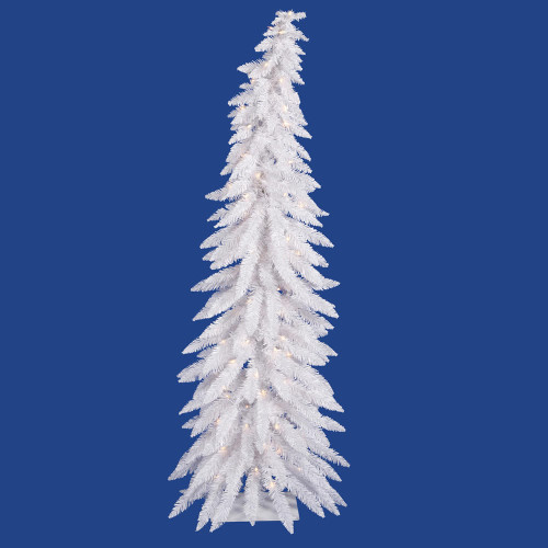 Vickerman 30 x 17 White Whimsical Artificial Christmas Tree