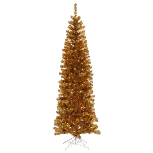 Vickerman Antique Gold Christmas Tree Dura-Lit