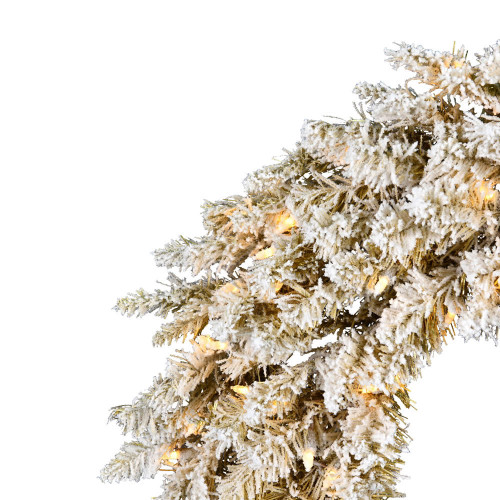 Vickerman Artificial Frosted Gold Fir Wreath