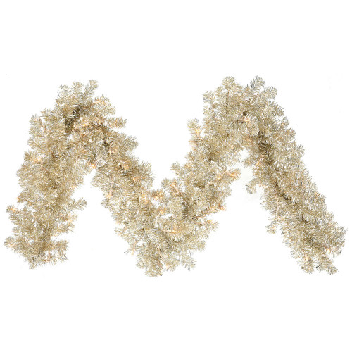 Vickerman Artificial Champagne Series Garland