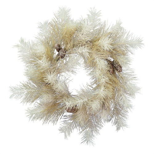 Vickerman Artificial Frosted Japanese White Pine Series Wreath
