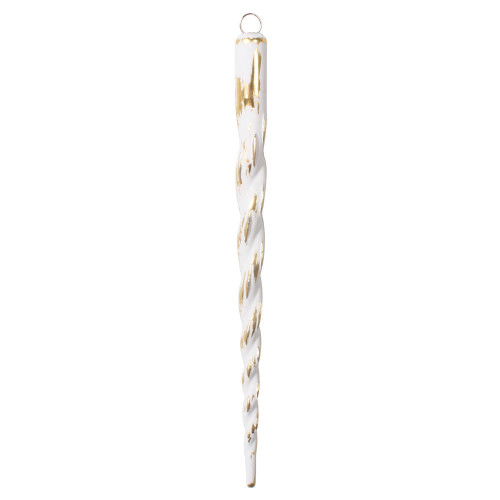 Vickerman 7.5 Brushed Icicle Christmas Ornament