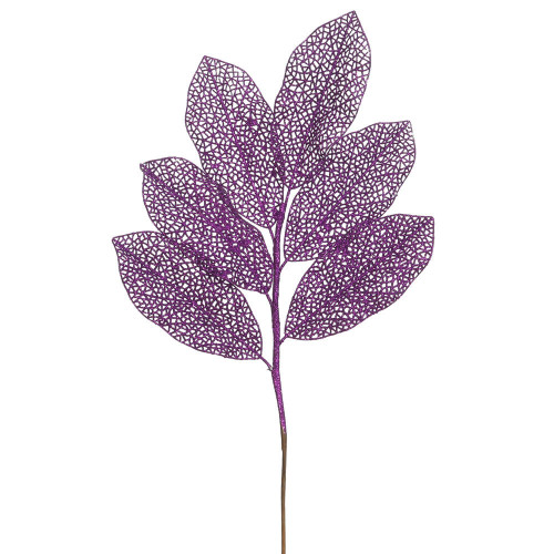 Vickerman 22 Glitter Magnolia Artificial Christmas Spray