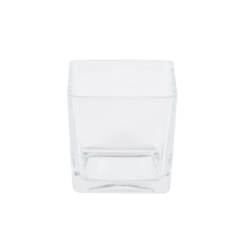 Vickerman Clear Cube Glass Container Set of 4
