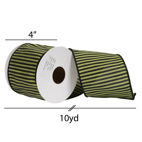  Vickerman Halloween Stripe Ribbon 