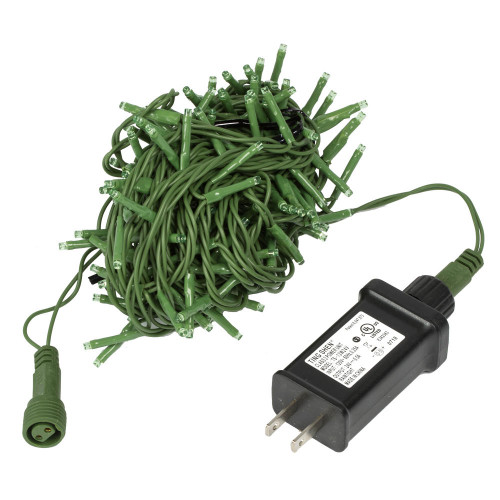  Vickerman LED Christmas Cluster Green Wire Light Set 