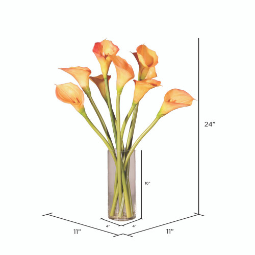  Vickerman Artificial Natural Touch Calla Lilies 