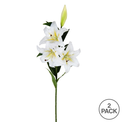  Vickerman 36" Artificial Real Touch Lily Spray 