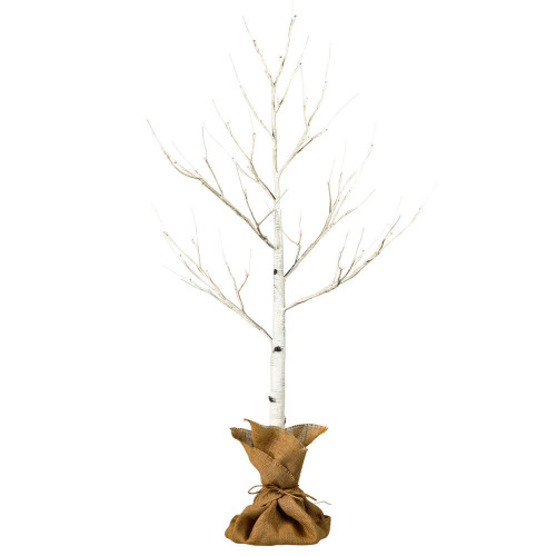  Vickerman LED White Birch Twig Tree 