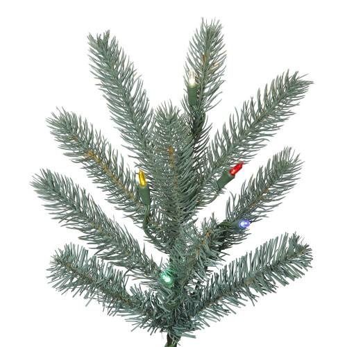  Vickerman Colorado Blue Spruce Slim Artificial Christmas Tree 