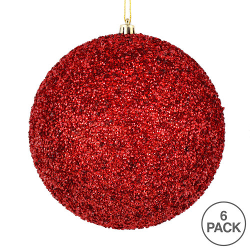  Vickerman Beaded Ball Ornament 
