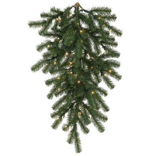  Vickerman Artificial Douglas Fir Teardrop with Lights 