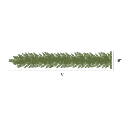  Vickerman Frosted Myers Pine Artificial Christmas Garland 