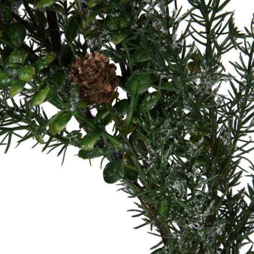  Vickerman Artificial Green Snow Cedar and Eucalyptus Garland 