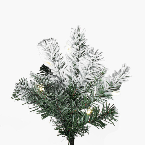  Vickerman Frosted Glacier Pine Artificial Christmas Tree 