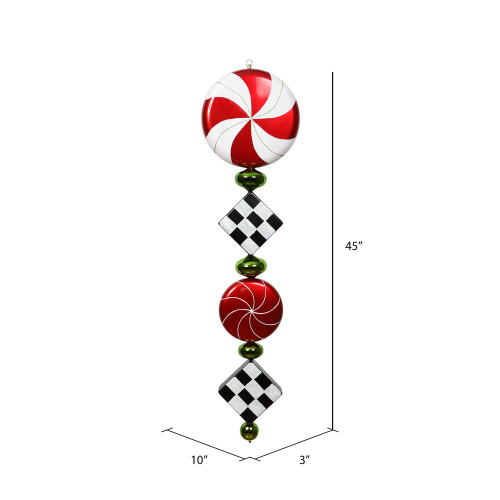  Vickerman 45" Shiny Jumbo Finial Ornament 