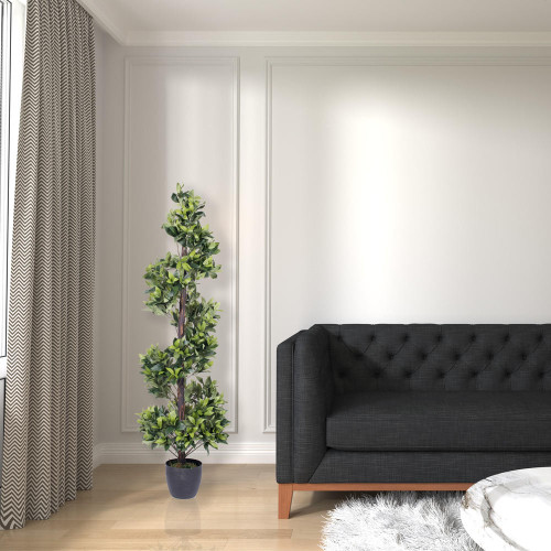  Vickerman Artificial Spiral Bay Tree 